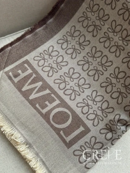 روسری کشمیر دور لمه طرح loewe