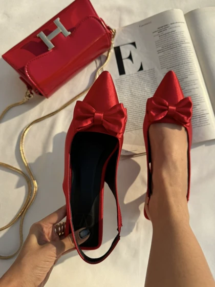 پاشنه ساتن پاپیون 4003