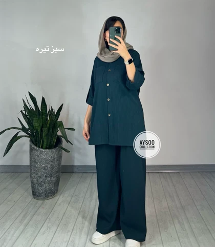 ست مانتو شلوار هلیا 1