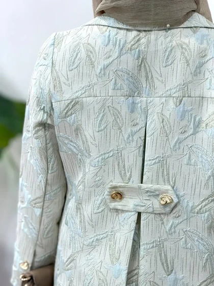 مانتو ژاکارد مجلسی آیسو شایلین