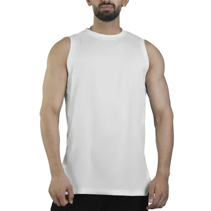 رکابی ورزشی مردانه مدل 1379 سفید