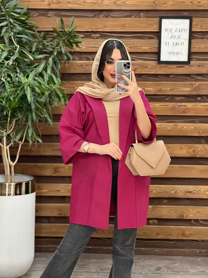 مانتو یقه برگردون دو جیب