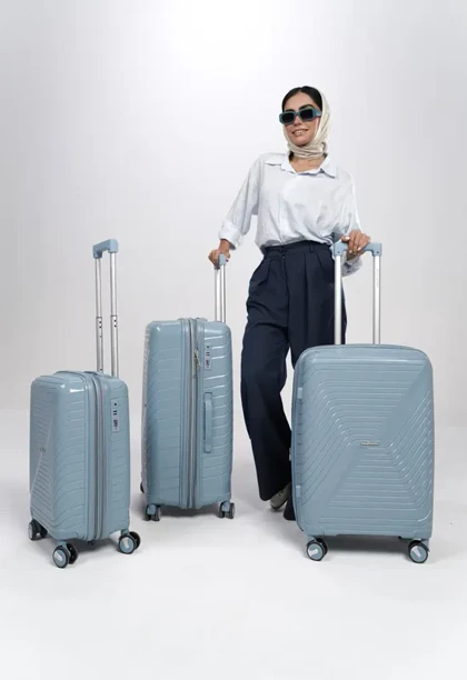 چمدان سایز بزرگ مدل Rose Merry RL-313-Large_L.blue