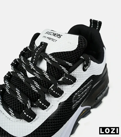کفش کتانی طبی ورزشی سفید مشکی SKECHERS max protect مدل 7572