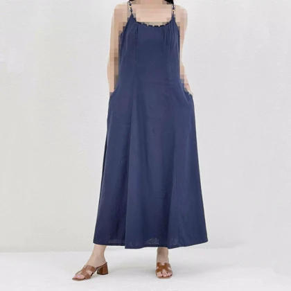 پیراهن زنانه بلند لینن