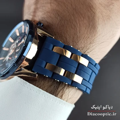 ساعت مچی مردانه اورجینال موتور ژاپن برند مینی فوکوس سه موتور مدل Mf0273G.02 بند رابر