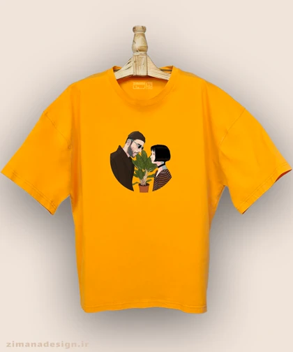 تیشرت لش مردانه و زنانه طرح لئون کد 974