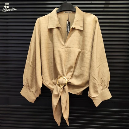 شومیز مجلسی سگک دار زنانه کد 38