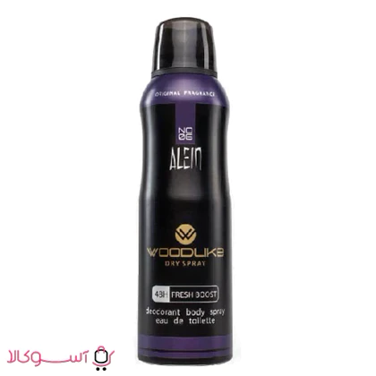 اسپری بدن زنانه وودلایک alien حجم 200 میلی لیتر