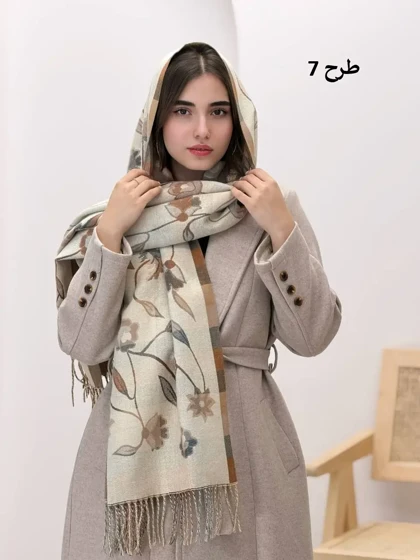 3818-شال پاییزه وارداتی الین