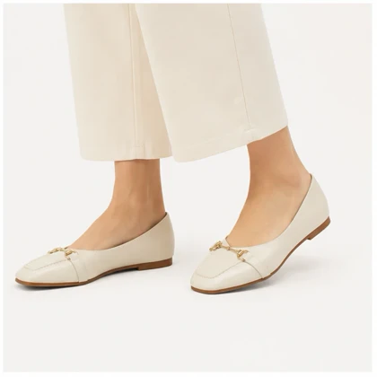 کفش کالج زنانه مدل Flat shoes - 0271