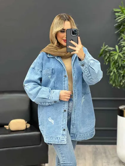 مانتو جین دو جیب
