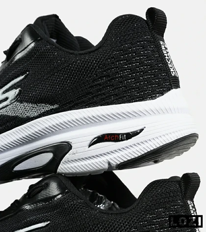 کفش کتانی طبی ورزشی مشکی طوسی SKECHERS archfit