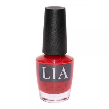 لاک تنالیته قرمز لیاویتو شماره 037 Lia Vito Red Carpet Nail Polish