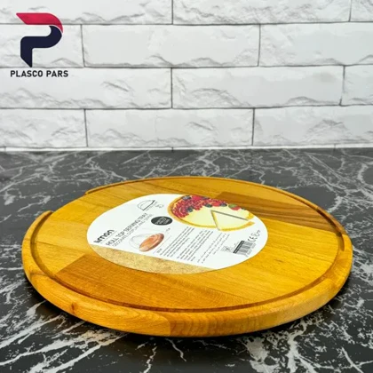 ظرف کیک کف چوبی لیمون