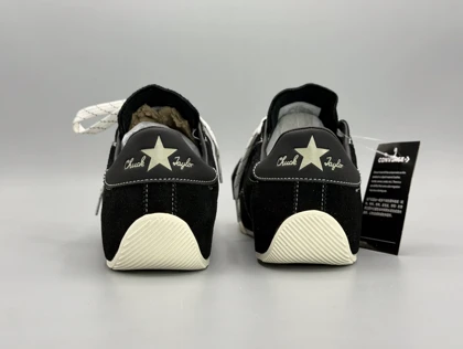 کتانی کانورس چاک تیلور لو LO کرم مشکی / Converse LO
