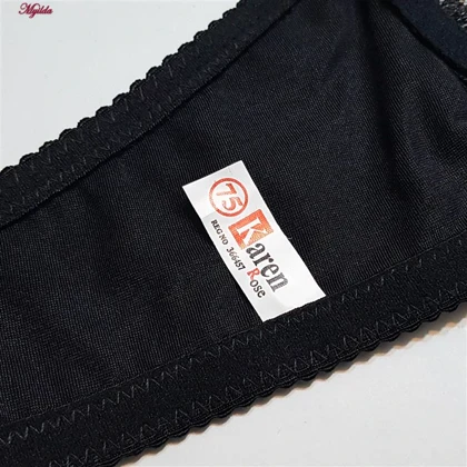 ست شورت و سوتین زنانه مدل فنردار مشکی کارنا رز کد 5171-5009