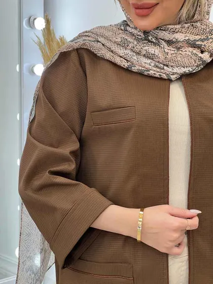 مانتو چهار جیب مغزی دوزی