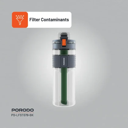 بطری آب تصفیه 2 مرحله PORODO LFST079