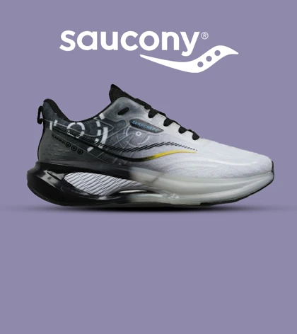 کفش کتانی بزرگپا سفید خاکستری Saucony Sekfcneps مدل 8778