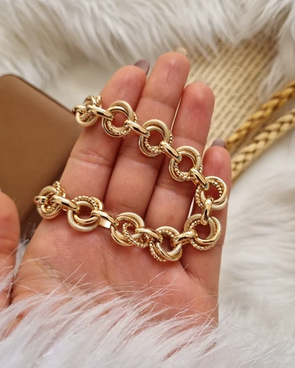 دستبند طرح طلا ژوپینگ D49