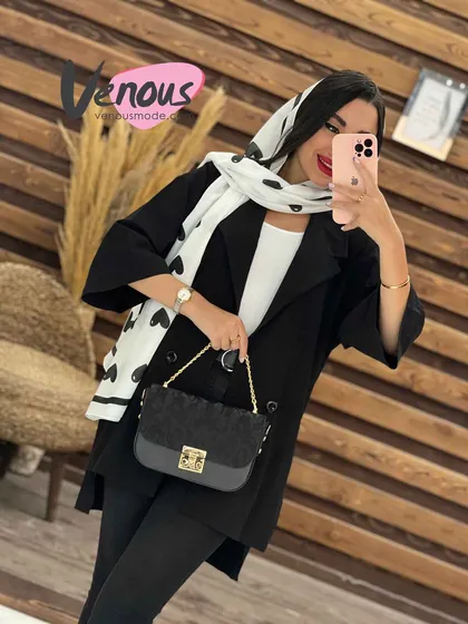 مانتو لینن دودکمه بغل چاک