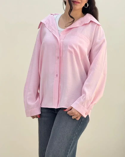 شومیز سیلک ساده هدی