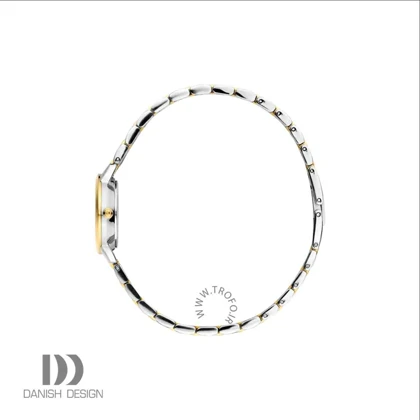 ساعت مچی عقربه ای زنانه دنیش دیزاین (Danish design) مدل IV90Q1268 Akilia Mini Link Two-Tone Gold Green