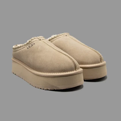 اسلیپر آگ تاز پلتفرم خاکی Ugg Slipper Platform Tazz Sand