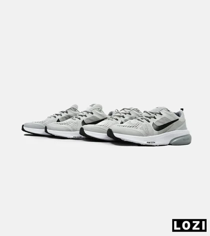 کفش کتانی بزرگ پا طوسی مشکی NIKE zoom