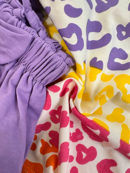 تیشرت شلوارک آبرنگی