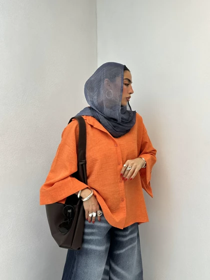 شومیز لینن نچرال