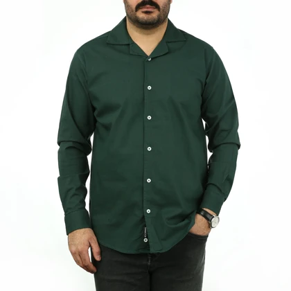 پیراهن کتان یقه انگلیسی مردانه تن کوک مدل 1204932