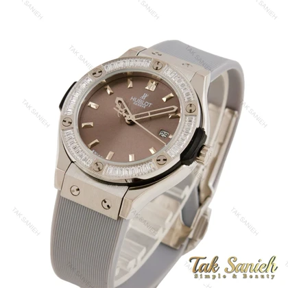 ساعت هابلوت زنانه طوسی دورنگین Hublot-5638-L