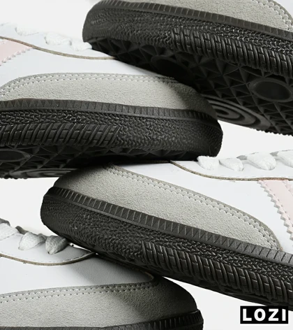 کفش کتانی زنانه سامبا سفید صورتی ADIDAS Samba مدل 7304