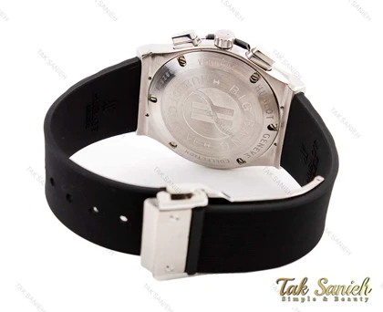 ساعت مچی هابلوت مردانه سه موتوره سیلور مشکی Hublot-3118-G