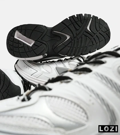 کفش کتانی مردانه سفید طوسی DIESEL S-SERENDIPITY SPORT مدل 5382