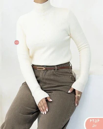 بلوزبافت جلودکمه 6256