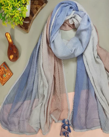 شال پلیسه طیفی تابستانه