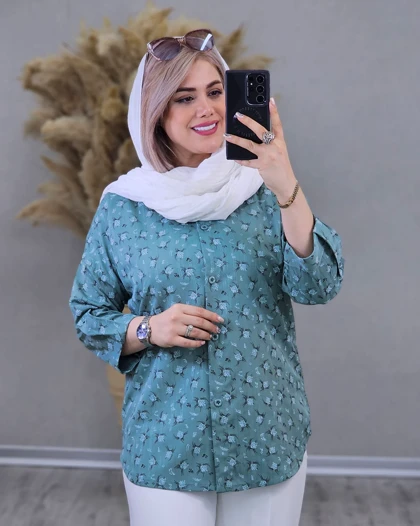 شومیز گل‌گچی