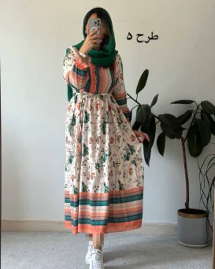 پیراهن ساحلی پروانه 1