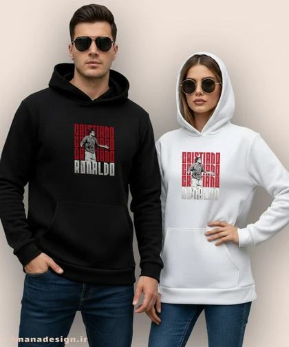 هودی مردانه و زنانه طرح کریستیانو رونالدو کد 961