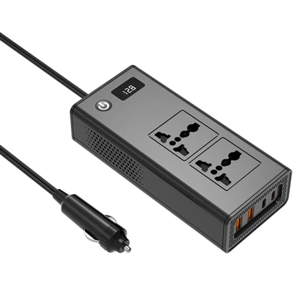 اینورتر فندکی خودرو ایکس او XO مدل CZ027 توان 200 وات