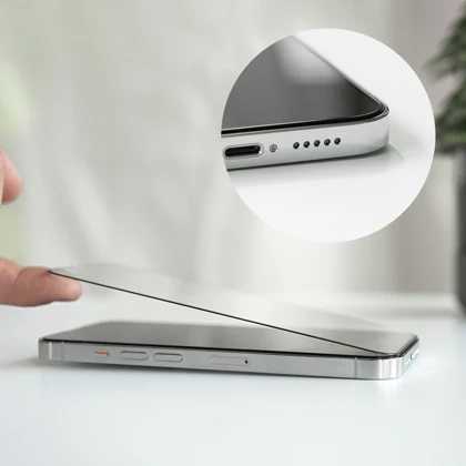 گلس شیشه ای ضدبازتاب آیفون 15 پرو Wotaer AR