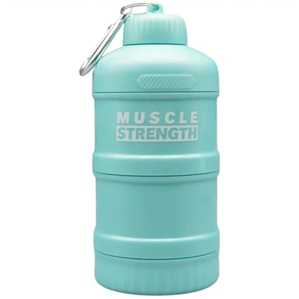 قیف پروتئین ورزشی مدل MUSCLE STRENGTH سه تیکه