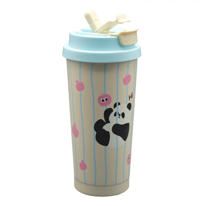 تراول ماگ دو حالته عروسکی مدل Pink TuTu ظرفیت 0.5 لیتر