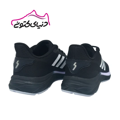 کتانی آدیداس کلودفوم مشکی سفید اورجینال