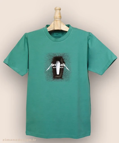تیشرت مردانه و زنانه طرح متالیکا کد 924