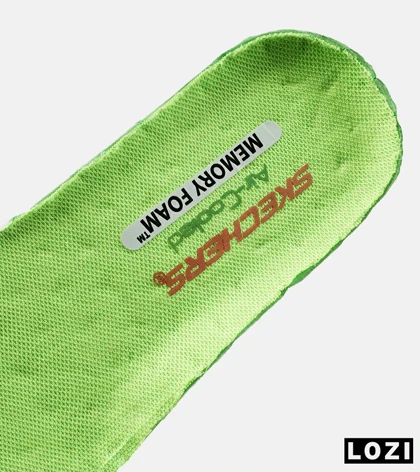 کفش کتانی بزرگ پا طوسی اسکیچرز SKECHERS مدل 2165