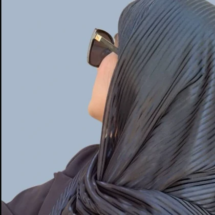 شال زنانه مدل واکسی مشکی